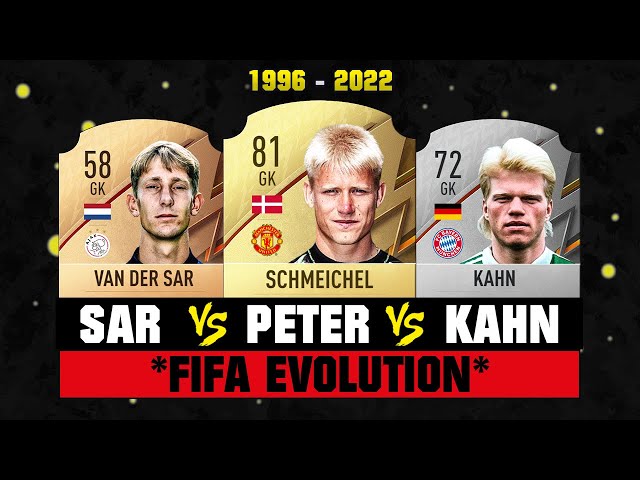 Schmeichel VS Van Der Sar VS Kahn FIFA EVOLUTION! 😢💔 FIFA 96 - FIFA 23