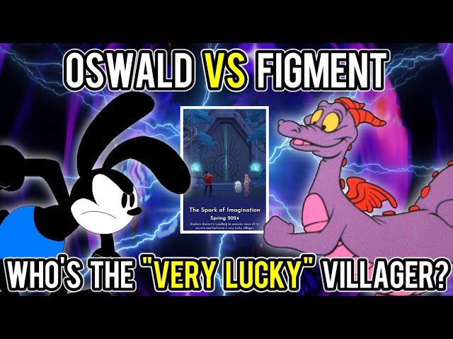 Oswald VS Figment | Who's The Lucky Villager in Spark of Imagination? | Disney Dreamlight Valley