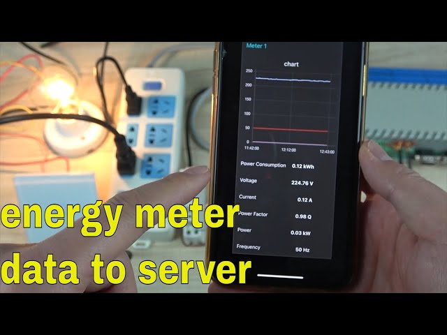 【Create Own IoT Server#07】send electric energy meter data to server