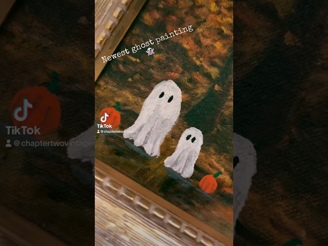 ✨THRIFT STORE FINDS ✨ #ghosts #painting #thrifting