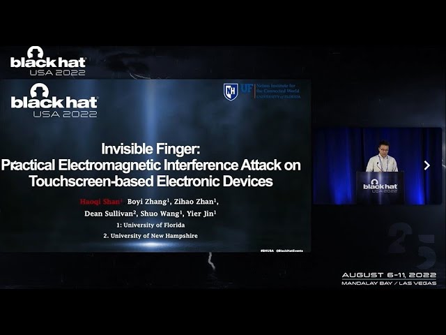 Invisible Finger: Practical Electromagnetic Interference Attack on Touchscreen-based Devices