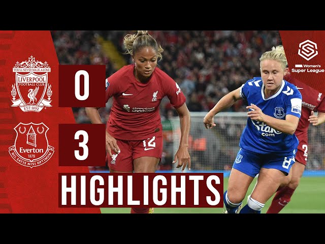 WSL HIGHLIGHTS: Liverpool FC Women 0-3 Everton | Derby defeat at Anfield