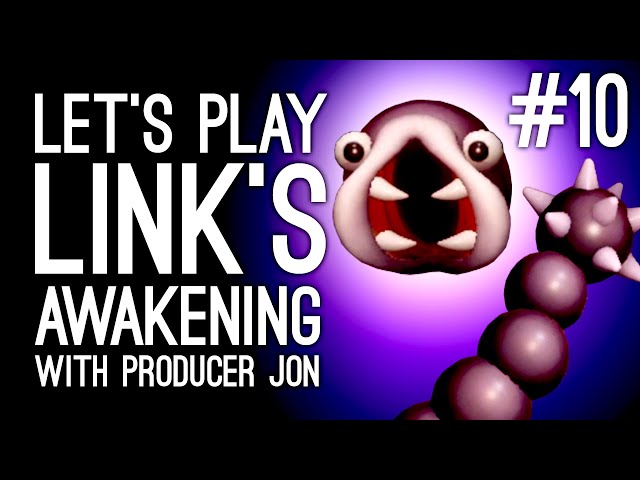 Link's Awakening Switch Gameplay: Link's Awakening with Producer Jon Pt 10 - SLIME EEL BOSS FIGHT