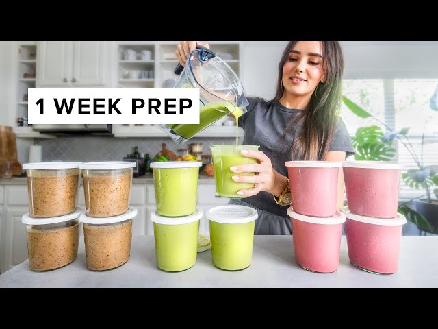 My top 3 weight-loss protein smoothies (perfect for MEAL PREP)