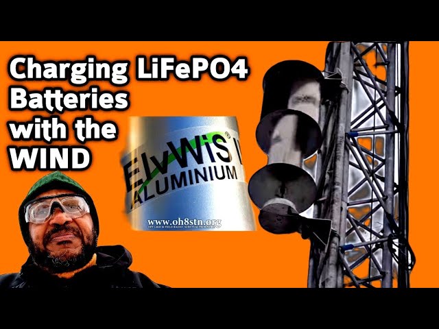 Charging Lithium battery with wind | Off Grid Ham Shack