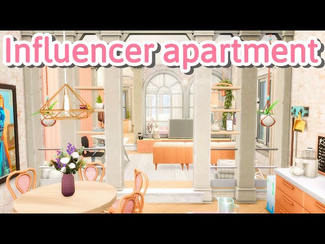 2 in 1 Influencer Platform Apartment ~ 20 Culpepper Renovation: Sims 4 Speed Build | MsGryphi Collab