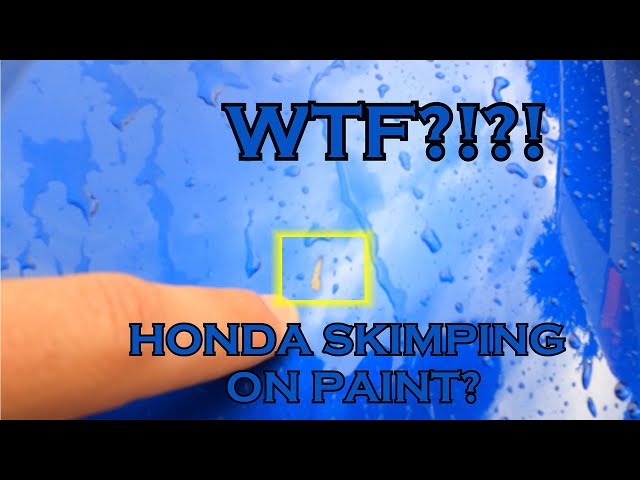 2022 Honda Civic Sport 11th Gen, Is Honda Skimping on the Paint!?!?
