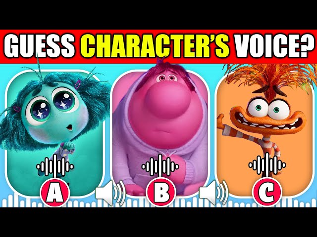 Guess The Character's VOICE | Inside Out 2 Movie | Envy, Embarrassment, Anxiety, Ennui