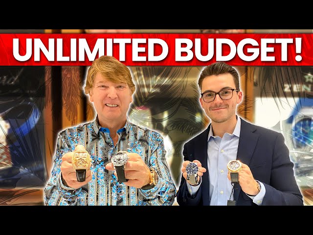 UNLIMITED BUDGET Watch Shopping with Teddy Baldassarre!