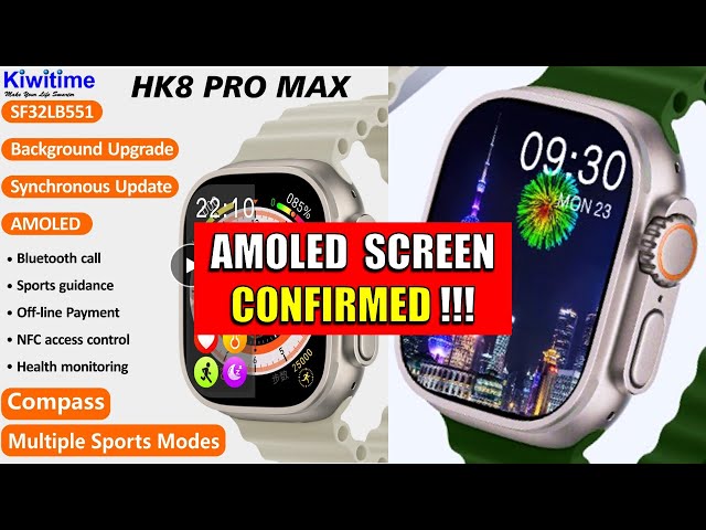 First APPLE Watch ULTRA Clone with AMOLED Screen - HK8 PRO MAX Smart Watch