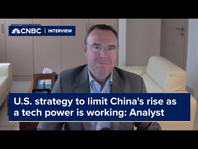 U.S. strategy to limit China's rise as a tech power is working: Analyst