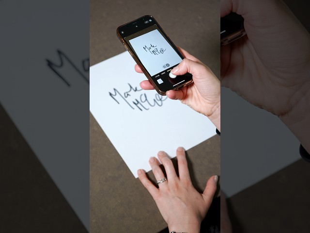 How to make a Digital Signature from a Piece of Paper!