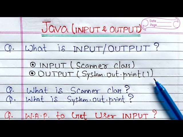 Input & Output in Java (hindi) | Learn Coding