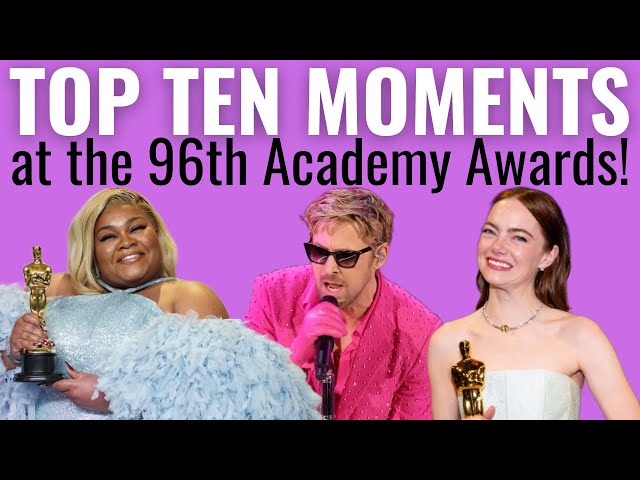 Top 10 Moments at the 96th Academy Awards!