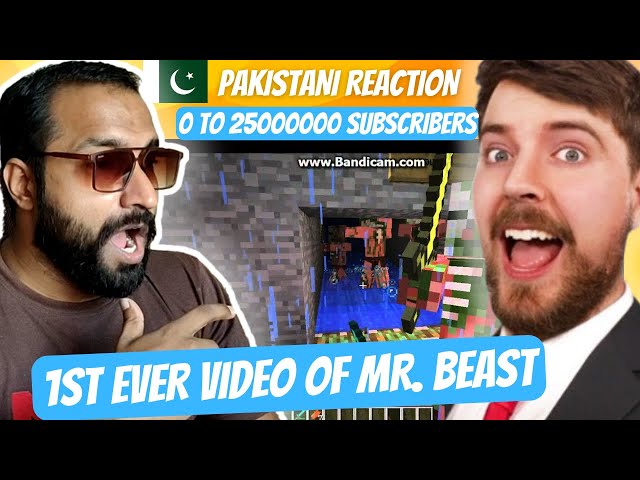 Mr Beast first ever video Reaction | Minecraft Game | React King