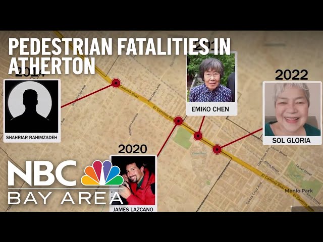 Atherton has one of the highest pedestrian death rates in the Bay Area