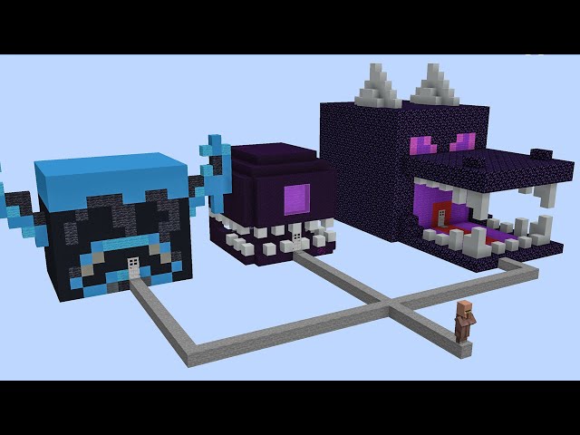 which minecraft bosses house will villager choose? - BIG compilation
