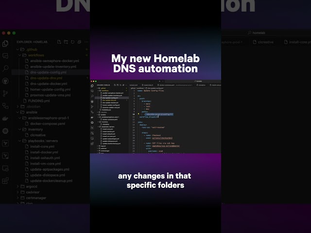 My new Homelab DNS automation