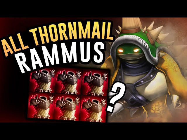 RAMMUS WITH NOTHING BUT THORNMAIL?! - Rammus Jungle - League of Legends