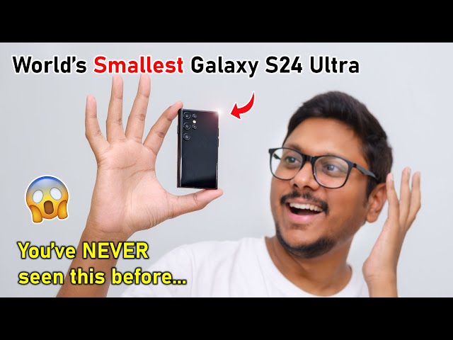 World's Smallest Galaxy S24 Ultra Unboxing... How is this so tiny !? 😱