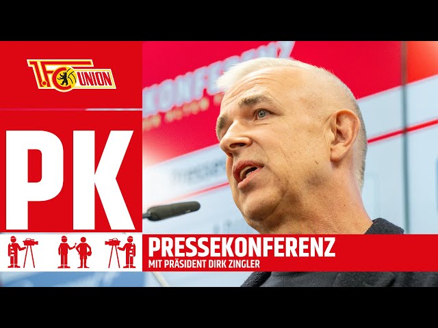 LIVE | Pressekonferenz mit Dirk Zingler | 1. FC Union Berlin