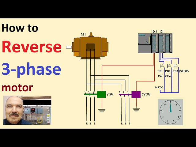 how to REVERSE 3-phase motor | 3-phase motor