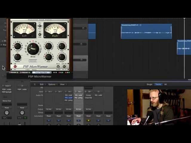 How to Sweeten a Guitar Sound with PSP MicroWarmer Before Mixing