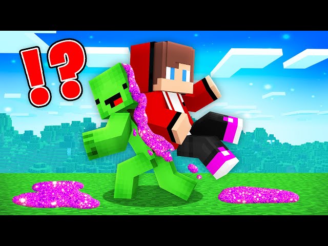 JJ and Mikey SUPERGLUED Toghether in Minecraft ! (Maizen)