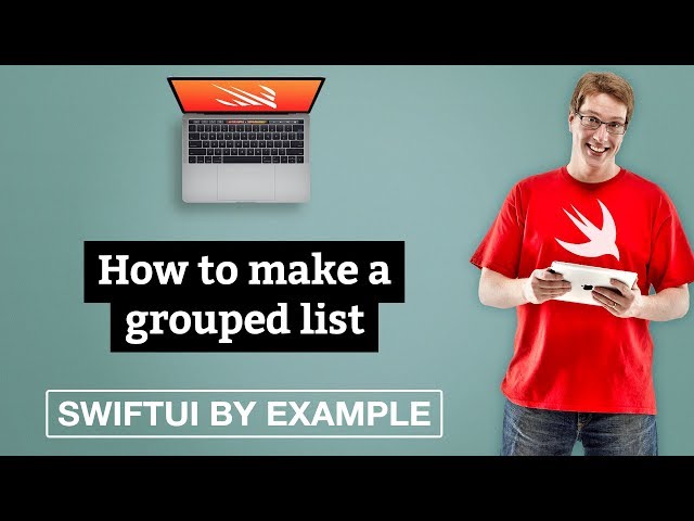 How to make a grouped list - SwiftUI by Example