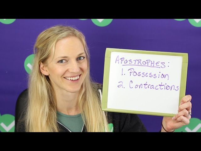 ACT English Tips - Apostrophes