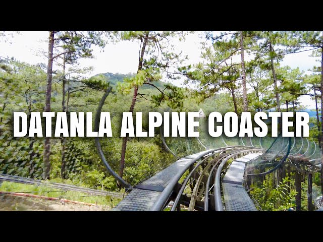[4K] Riding Datanla Alpine Coaster -  Asia's longest coaster track in Dalat, Vietnam