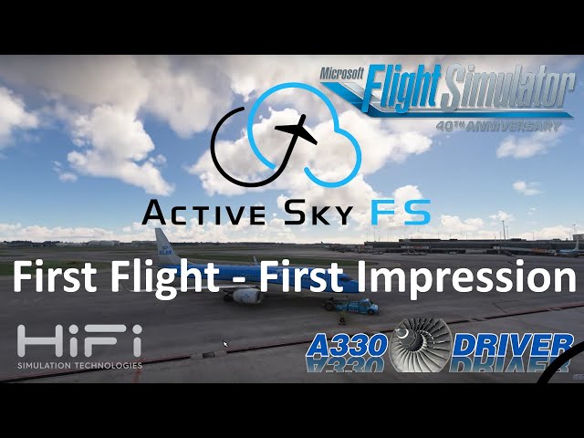 Active Sky FS - My First Impressions | Not as bad as many say! | Real Airline Pilot