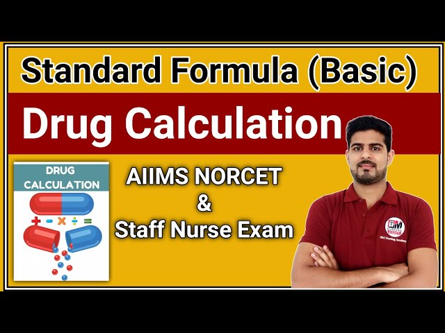 Drug Calculation | Basic Formula | Part - 1
