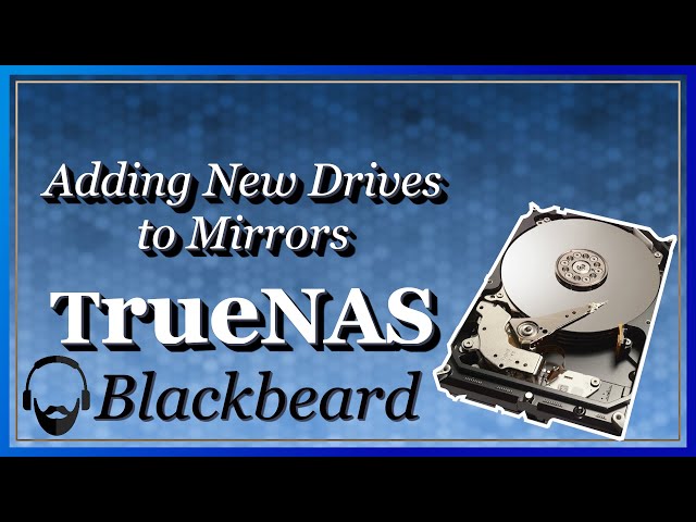 Adding new drives to a mirror | Managing TrueNAS Core