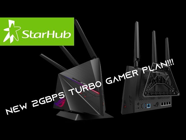 Starhub 2Gbps plan launch featuring the Asus GT-AC2900!!