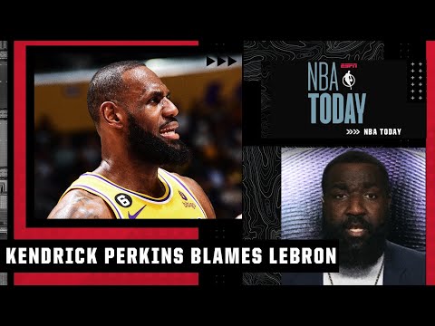 Kendrick Perkins BLAMES LEBRON for the Lakers blowing a 17-point lead vs. the Pacers | NBA Today