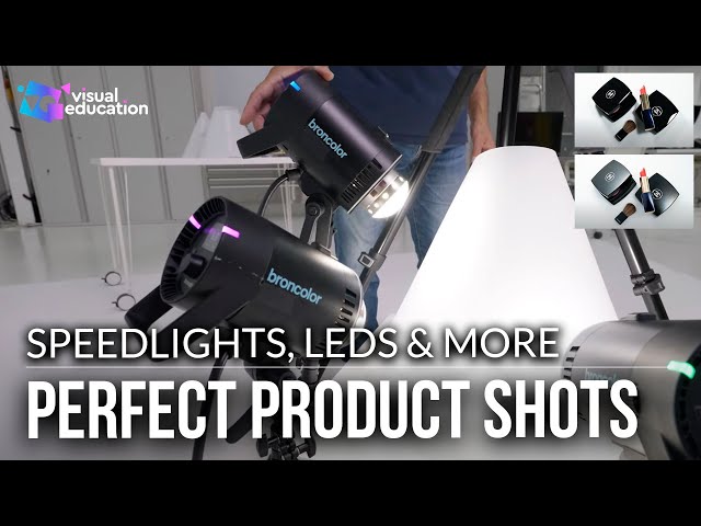 How to Get AMAZING Product Photography Results with Speedlights, LEDS, and More | Light Cone