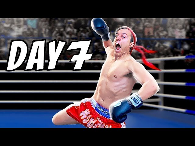I Tried MUAY THAI For 7 Days, Then FOUGHT A Champion!