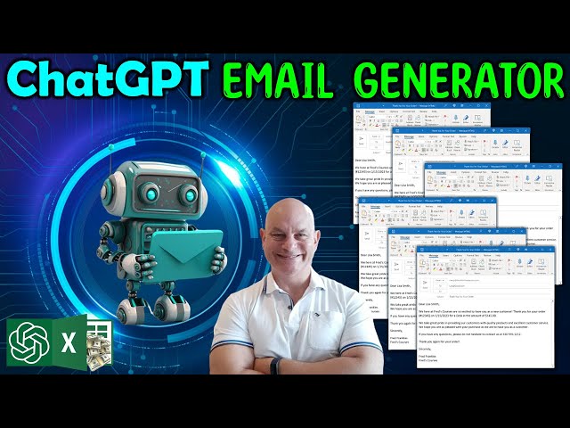 How To Create Professional Emails In 1 Click With ChatGPT & AI In Excel