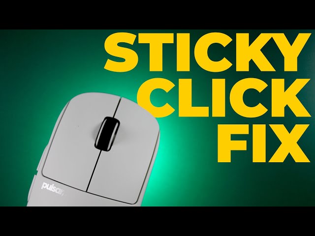 How To Fix Sticky Clicks On The Pulsar X2H, X2A & X2V2
