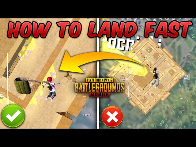 How to Land Faster in Nimbus island (PUBG MOBILE & BGMI 1.9 Update) Tips and Tricks Guide/Tutorial