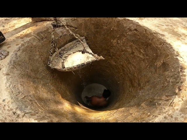 Amazing Two Man Dig Find Groundwater The Front Grass Roof Underground House In Forest