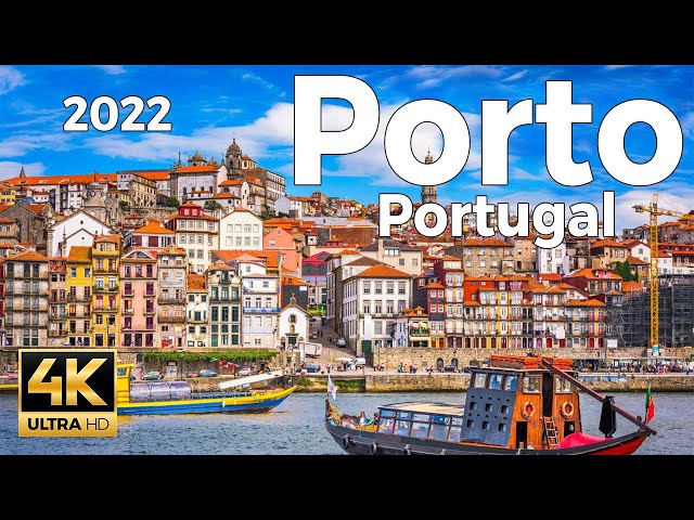 Porto 2022, Portugal Walking Tour (4k Ultra HD 60fps) – With Captions