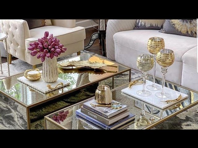 DECORATING IDEAS FOR CONTEMPORARY COFFEE TABLES 2024| COFFEE TABLE DESIGNS
