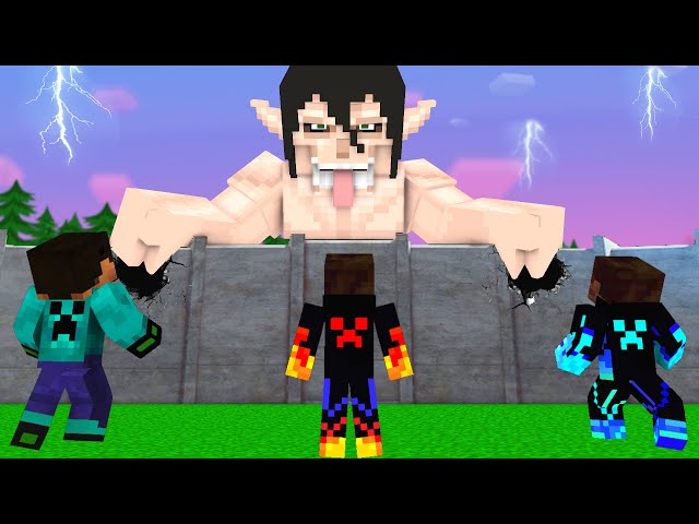 Monster School Herobrine Attack On TiTan +More - Minecraft Animation