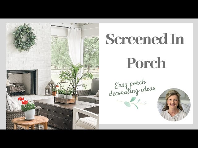 Screened In Porch |Porch Decorating Ideas