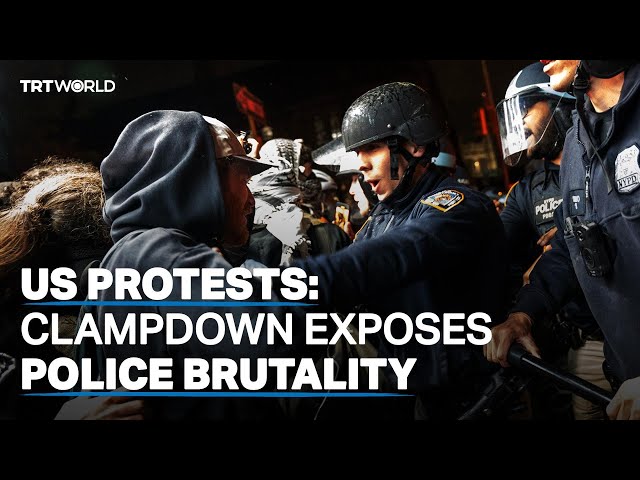 US: Staff and students involved in pro-Palestine protests describe extreme police brutality