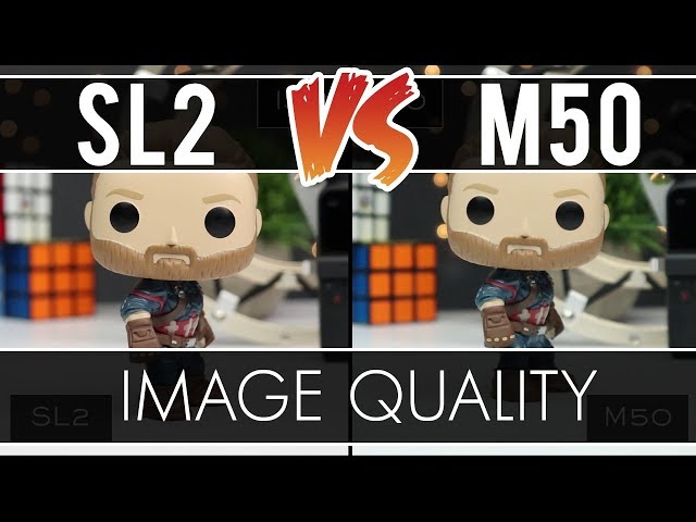 Canon SL2 vs M50 Image Quality Comparison - in Studio