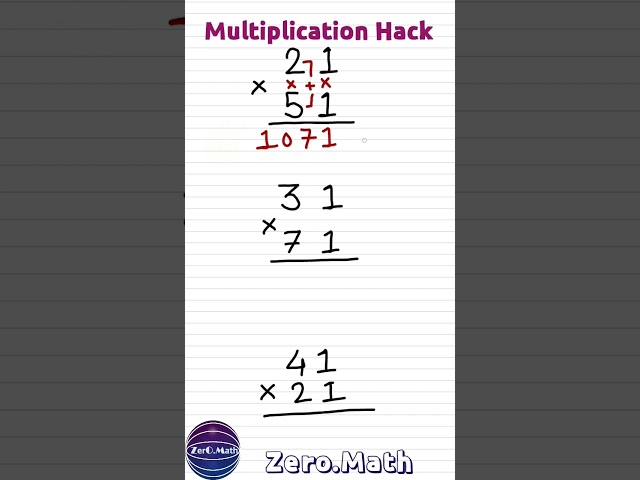 multiplication trick #shorts #maths #multiplication #trending #viralvideo