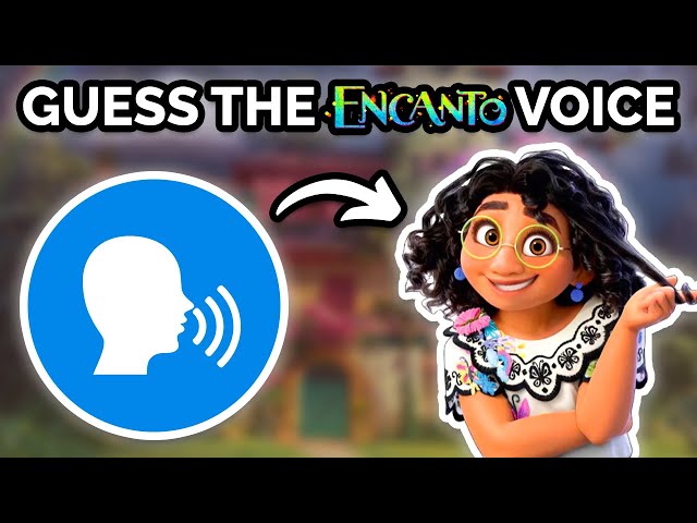 Can You Guess The ENCANTO Voice ?!